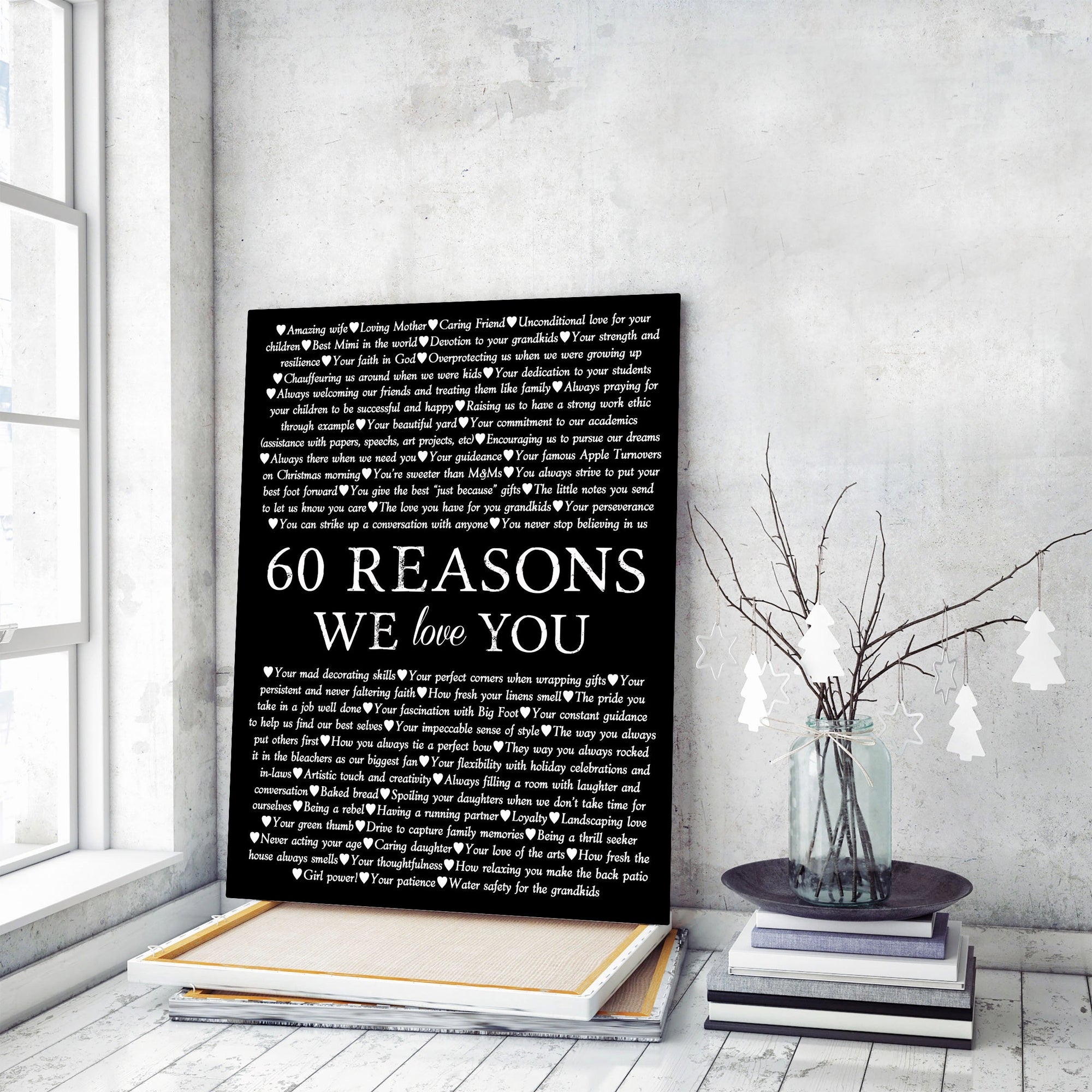 50 Reasons We Love You Photo Canvas, Personalized 50th Birthday Gift For  Grandma, Gifts For 50th Birthday Woman - Best Personalized Gifts for  Everyone