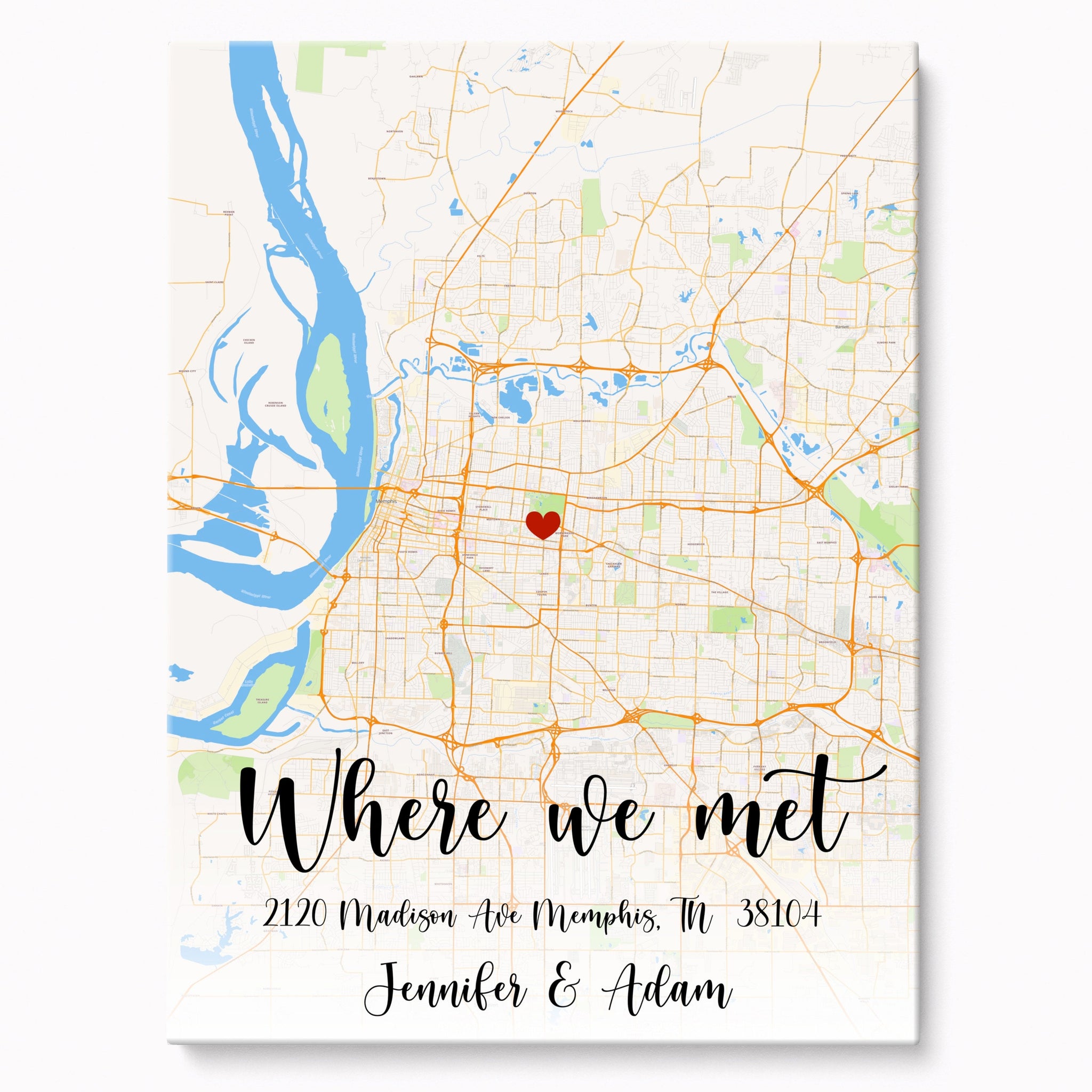 Christmas Gift for Wife Sentimental Gifts, Map of Where We Met, Husband Christmas  Gifts, Boyfriend Gifts, Unique Gift for Fiancé 