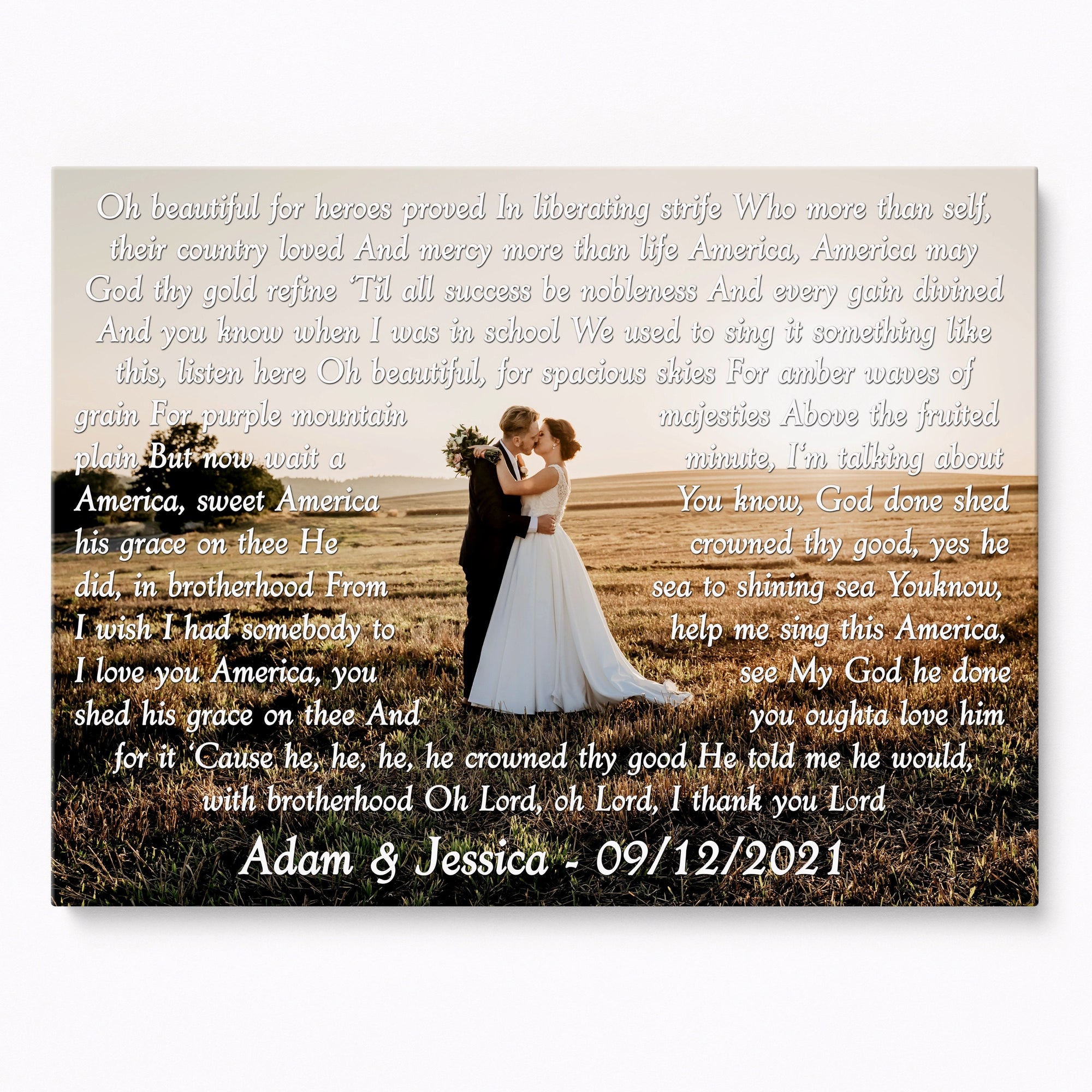 First Dance Lyrics On Canvas, Wedding Song Lyrics and Picture wall art ...